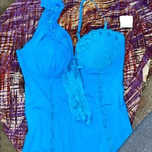 Turquoise Corset